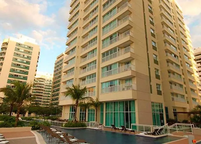Flat Top E Perfeito Inteiro Na Barra Da Tijuca Com Cozinha, Lavanderia, Garagem E Wi Fi Rio de Janeiro